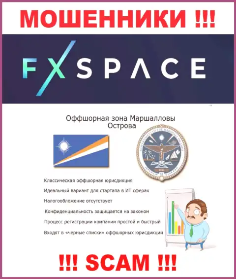 Оффшорное место регистрации ФИкс Спейс - на территории Маршалловы острова