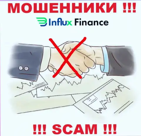 На портале мошенников InFluxFinance не имеется ни слова о регуляторе организации