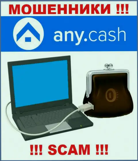 Any Cash - это МОШЕННИКИ, вид деятельности которых - Виртуальный кошелек