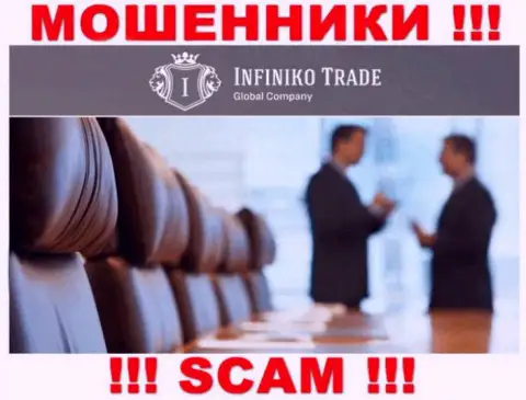 Лица руководящие организацией InfinikoTrade решили о себе не рассказывать