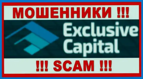 Логотип МОШЕННИКОВ Exclusive Capital
