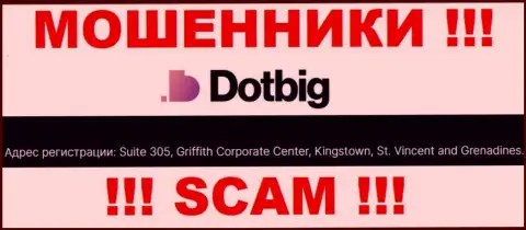 Все клиенты DotBig LTD однозначно будут оставлены без копейки - эти internet-мошенники сидят в оффшоре: Suite 305, Griffith Corporate Centre Kingstown, St. Vincent and the Grenadines