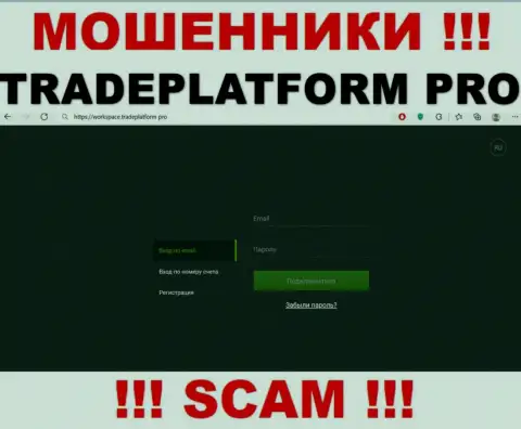 TradePlatform Pro - это web-сервис TradePlatform Pro, где с легкостью можно попасться в сети данных мошенников