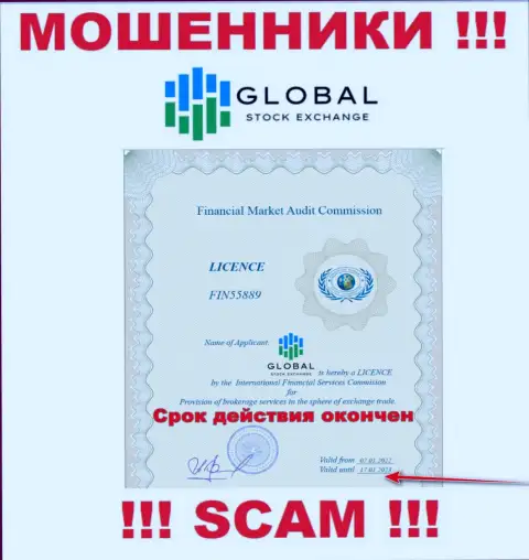 Организация Global-Web-SE Com - МОШЕННИКИ !!! На их сайте не представлено данных о лицензии на осуществление деятельности