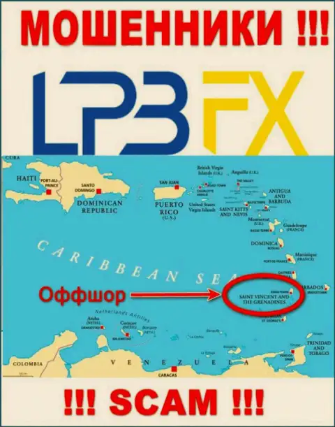 LPB FX беспрепятственно сливают, ведь пустили корни на территории - Saint Vincent and the Grenadines