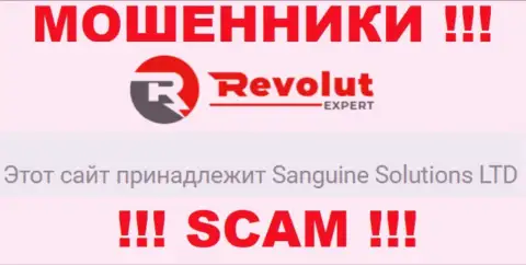 Инфа о юридическом лице internet-мошенников RevolutExpert Ltd