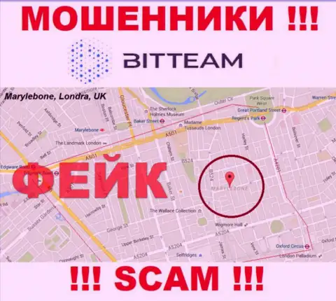 Сведения на веб-сайте BitTeam о юрисдикции компании - это ложь, не позвольте себя наколоть