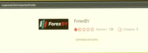Создатель обзора сообщает об кидалове, которое постоянно происходит в компании Forex BY