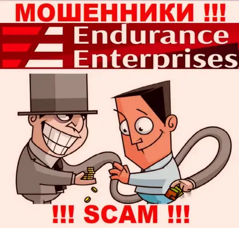 Прибыль с компанией EnduranceFX Com Вы не увидите - весьма рискованно заводить дополнительные финансовые активы