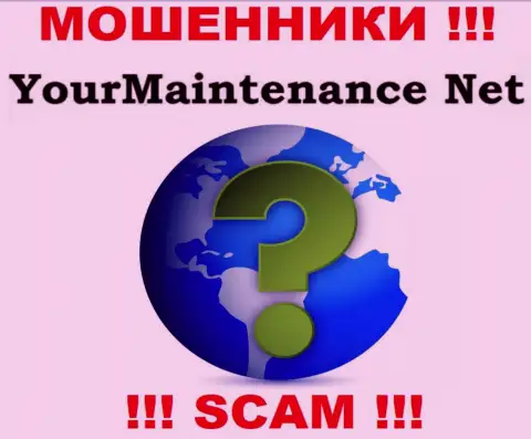 Будьте очень бдительны, иметь дело с компанией YourMaintenance очень опасно - нет данных об адресе регистрации конторы