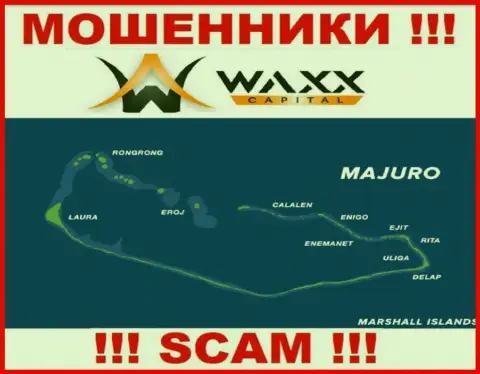 С internet-мошенником Waxx-Capital довольно-таки рискованно взаимодействовать, они расположены в офшорной зоне: Majuro, Marshall Islands