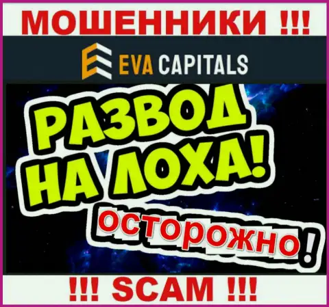 На связи internet мошенники из организации Eva Capitals - БУДЬТЕ ВЕСЬМА ВНИМАТЕЛЬНЫ