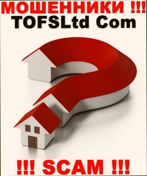 Адрес TOFSLtd Com у них на официальном сайте не найден, старательно скрывают данные