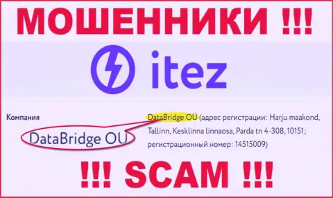 DataBridge OÜ - это владельцы конторы Itez