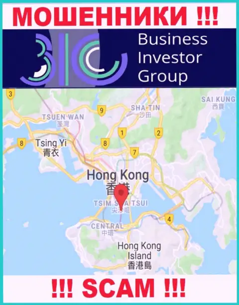 Оффшорное место регистрации БизнесИнвесторГрупп - на территории Гонконг