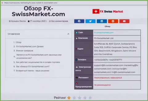 ФИкс СвиссМаркет - это ВОРЮГА !!! Реальные отзывы и подтверждения противозаконных действий в обзорной статье