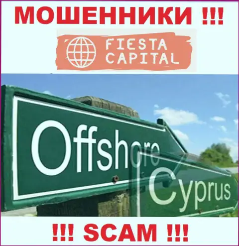 Офшорные интернет-разводилы Fiesta Capital прячутся вот здесь - Cyprus