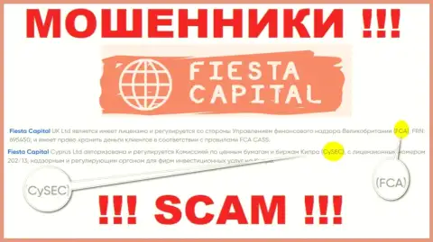 CYSEC - это регулирующий орган: мошенник, который прикрывает противоправные махинации Fiesta Capital
