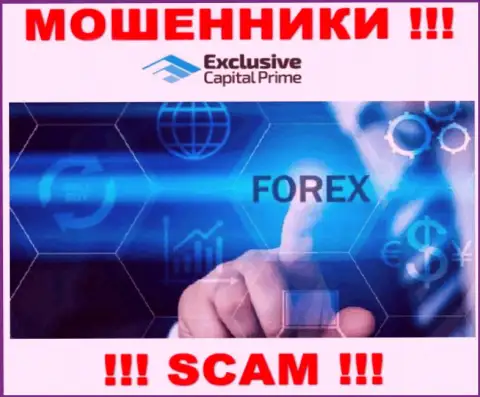 Forex - это направление деятельности незаконно действующей компании ExclusiveCapital