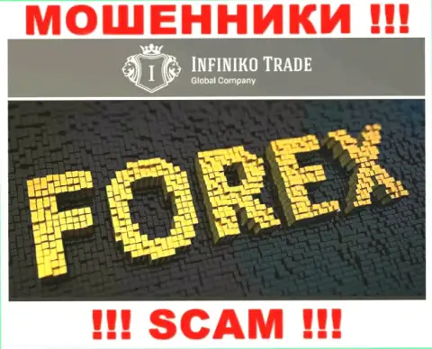 Будьте очень осторожны !!! InfinikoTrade ОБМАНЩИКИ !!! Их направление деятельности - Форекс